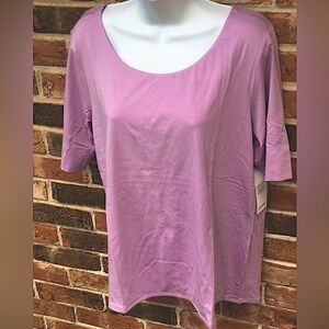 Chicos Ultimate T With Touch of Cool Fabric,Wild Iris. Chico Size2. US Large